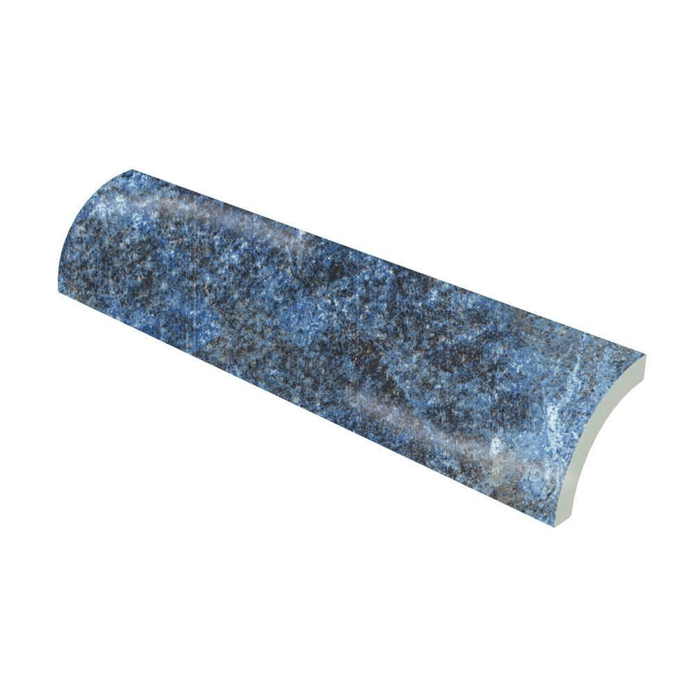 Bassengflis Utvendig Radius Ocean Blå Matt 30x4 cm